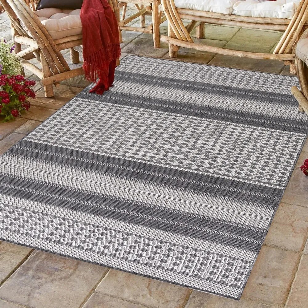 Covor tip traversă de exterior gri 80x250 cm Sunny – Ayyildiz Carpets