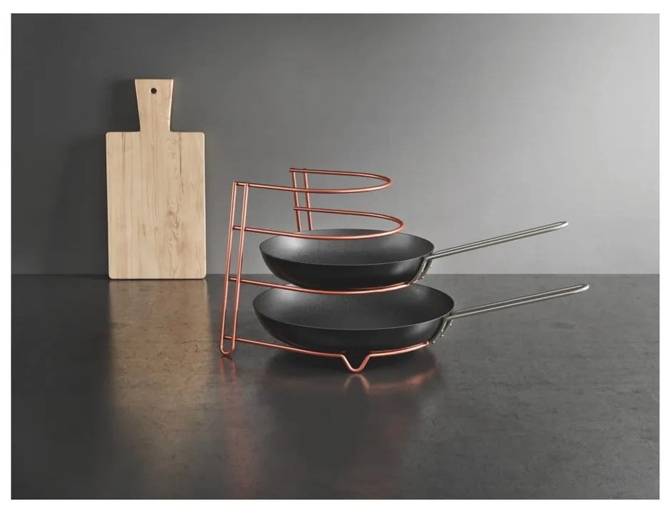 Suport pentru tigăi Metaltex, arămiu