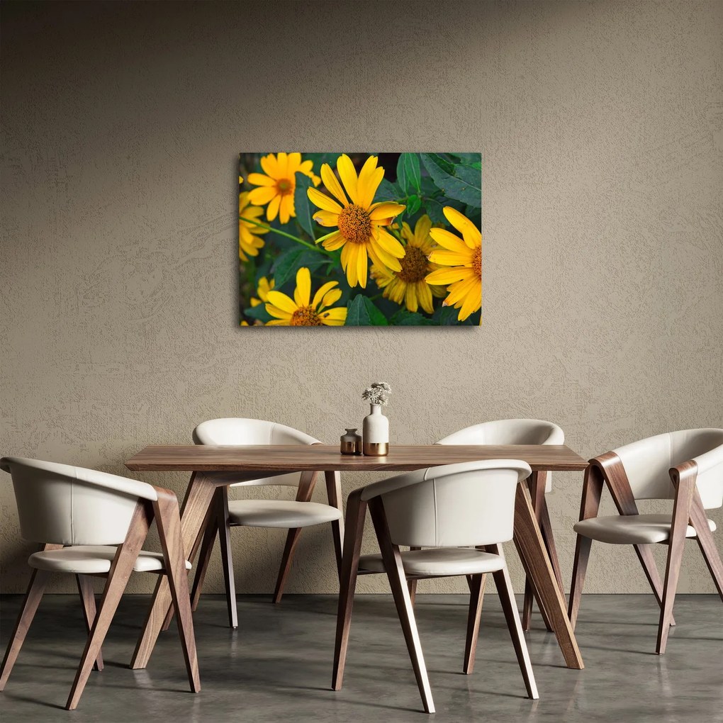 Tablou cu flori galbene (70x50 cm)