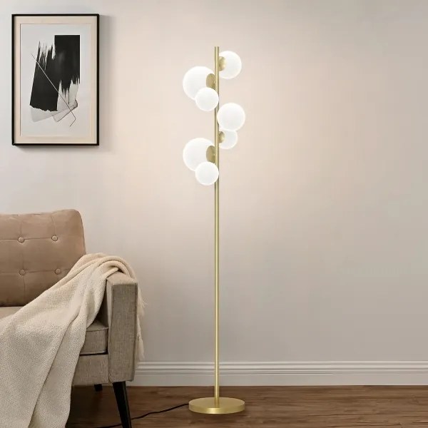 Lampadar ONLI PALOMA 7xG9/10W/230V auriu