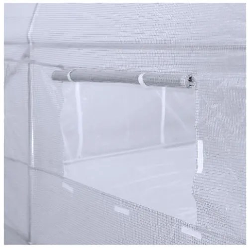 Solar de grădină ALB 2x3m cu filtru UV PREMIUM