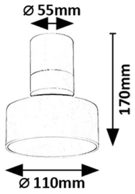 Rabalux 71326 - Plafonieră LED OVIDIA LED/10W/230V 3000K albă