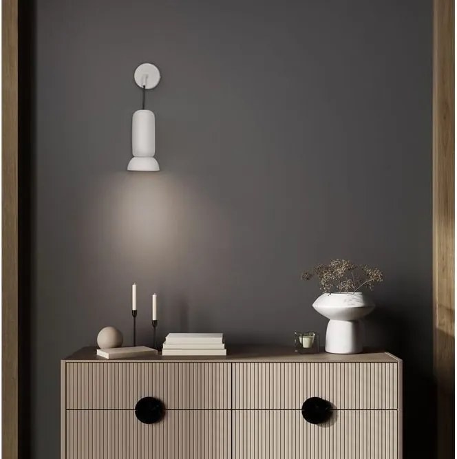 Aplica de perete design minimalist PARLO alba