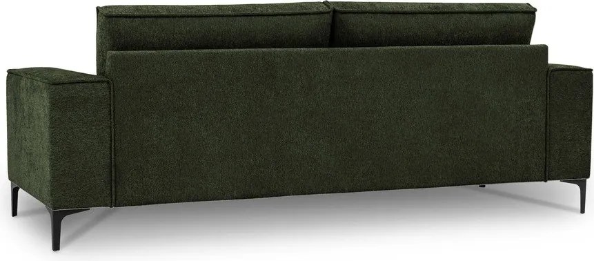 Canapea verde cu tapițerie din chenille 224 cm Copenhagen – Scandic