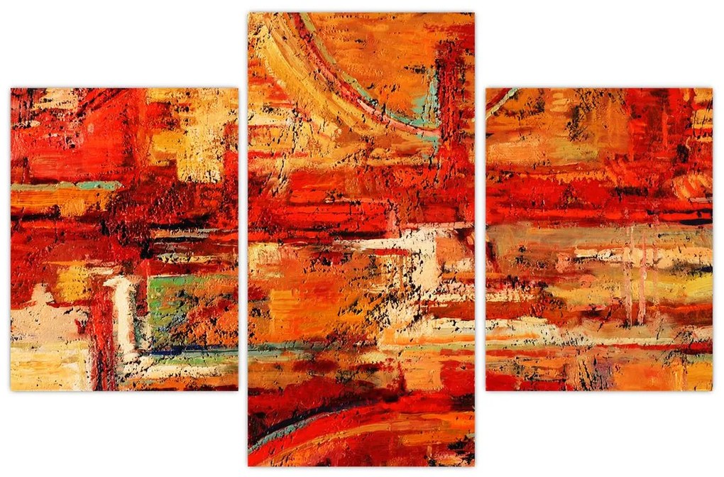 Tablou cu pictură pe pereți (90x60 cm)