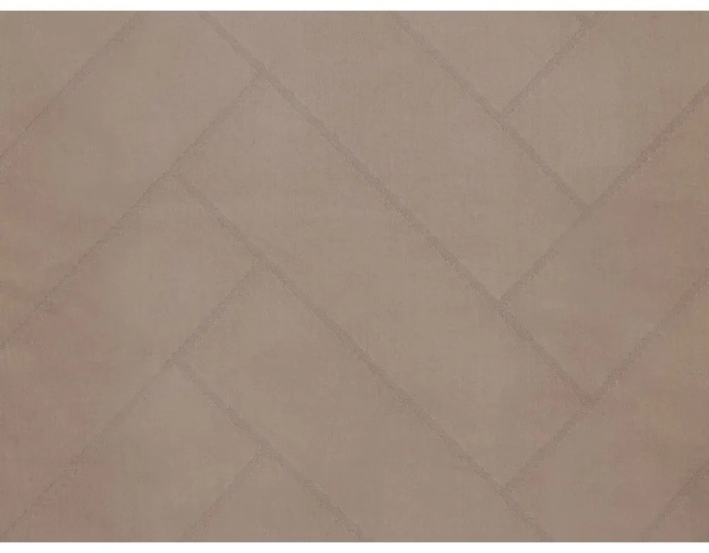 Lenjerie de pat taupe din damasc pentru pat de o persoană, extinsă 140x220 cm Tiles – Södahl