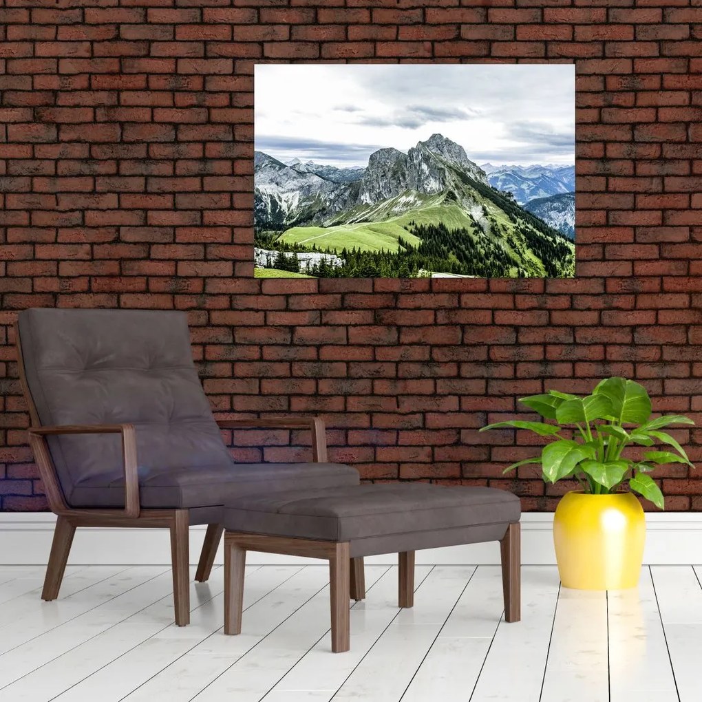 Tablou - Crestele munților (90x60 cm)