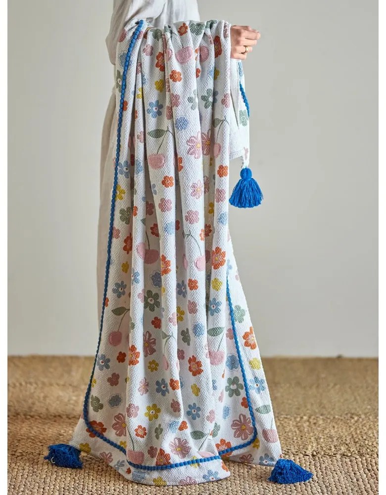 Pătură pentru copii din bumbac reciclat 130x160 cm Cherry – Bloomingville Mini