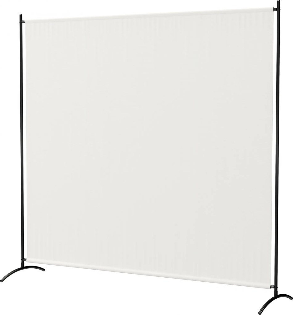 Outsunny Paravan exterior cu panou unic, separator de încăpere de 180H cm cu protecție UV30+, Bej | Aosom Romania