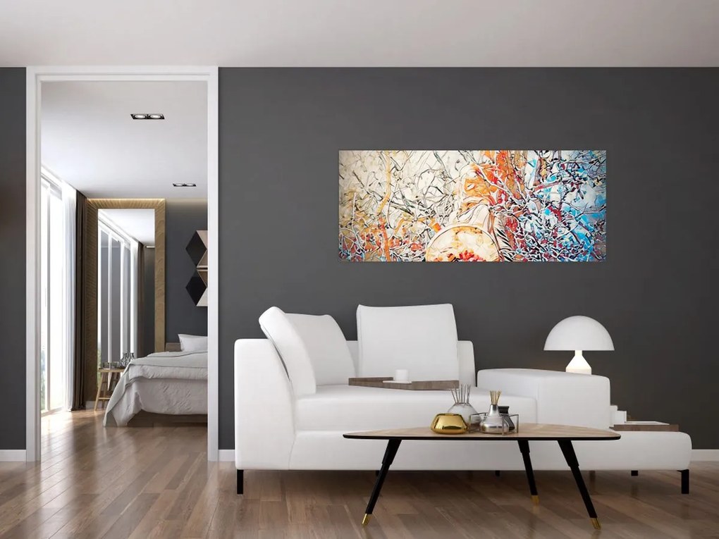 Tablou - Abstract mozaic (120x50 cm)