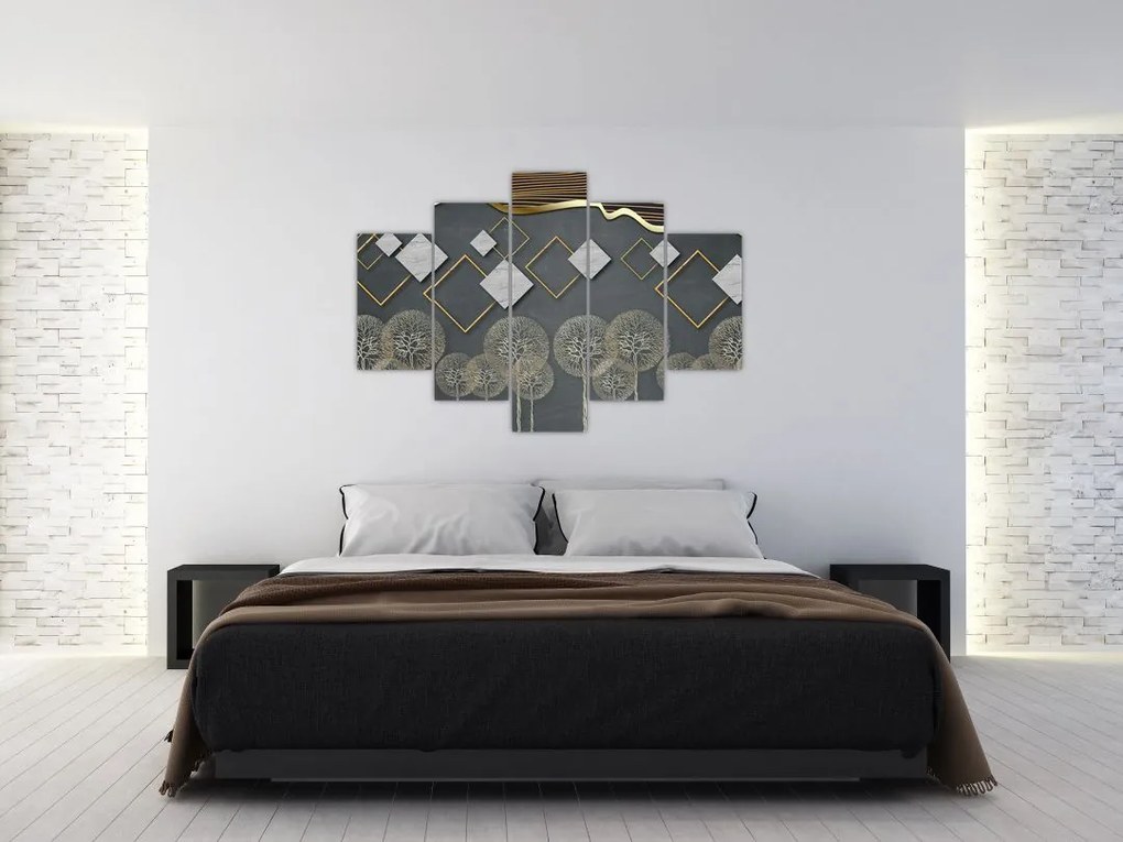 Tablou cu abstracție (150x105 cm)