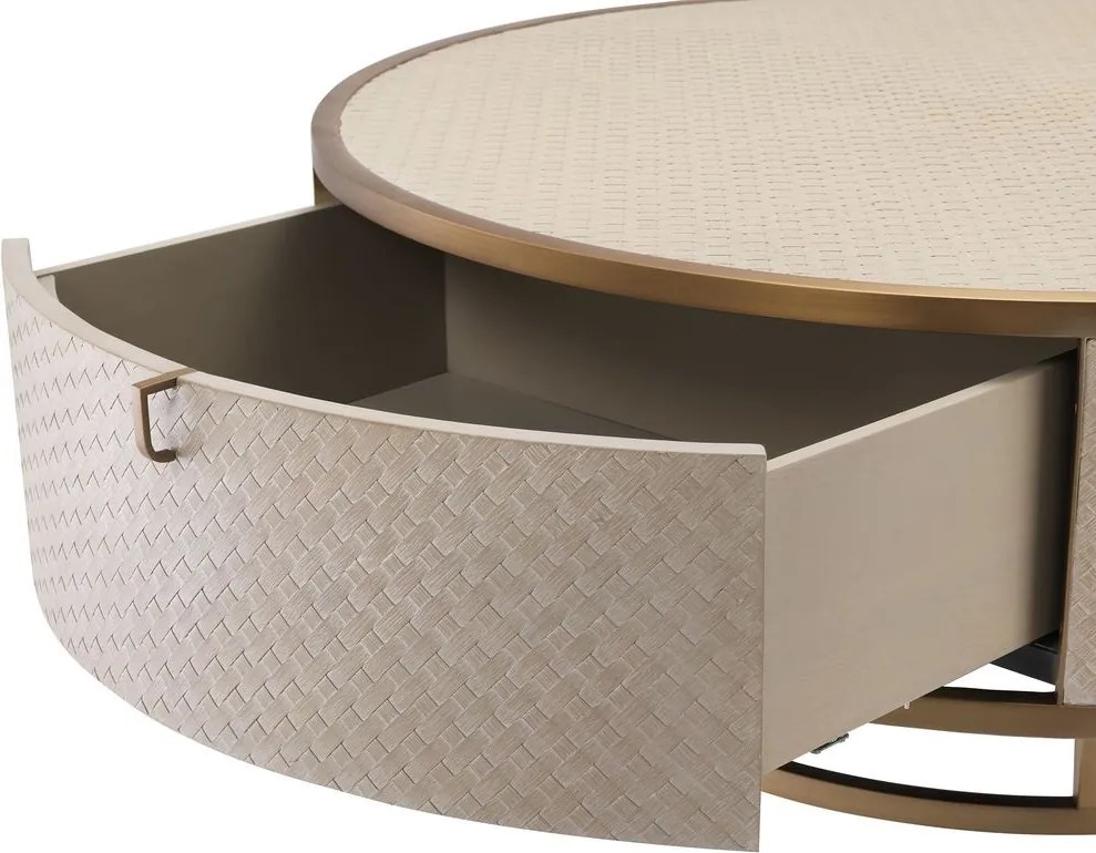 Masuta de cafea moderna design LUX Napa Valley stejar albit 114777 HZ