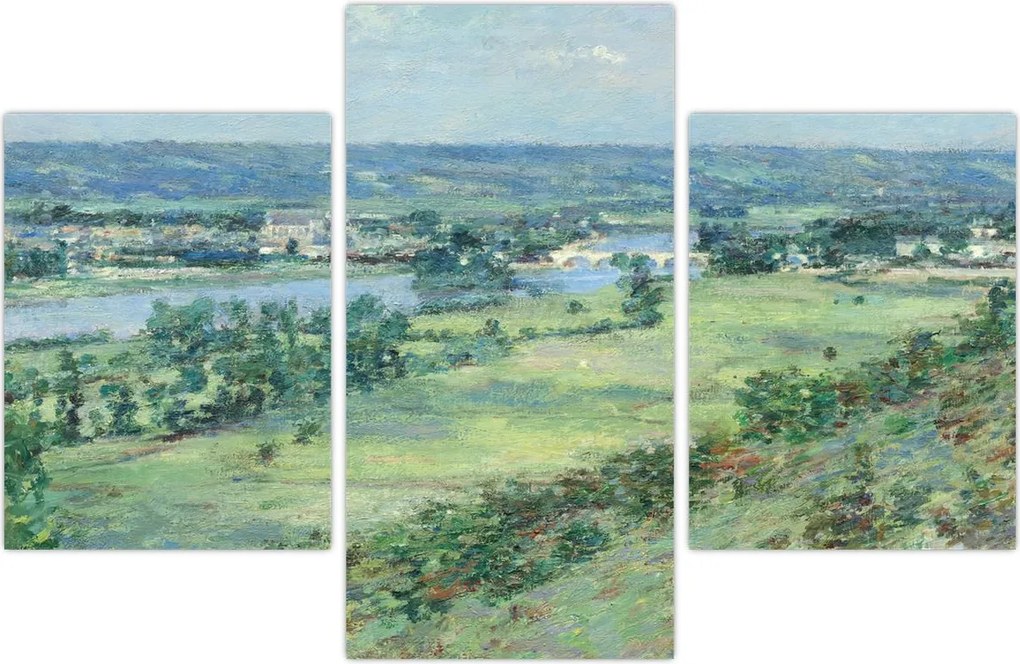 Tablou - Theodore Robinson, The Valley of the Seine, From the Hills of Giverny, reproducere (90x60 cm)
