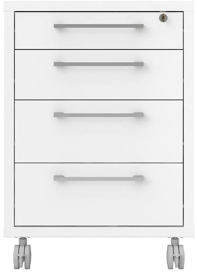 Dulap alb cu încuietoare 48x68 cm Prima – Tvilum