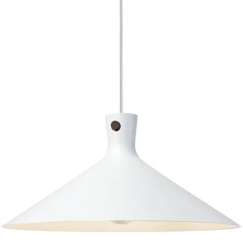 Nordlux - Lampă suspendată cu cablu DORINA, 1xE27/60W/230V, albă, Ø 45 cm