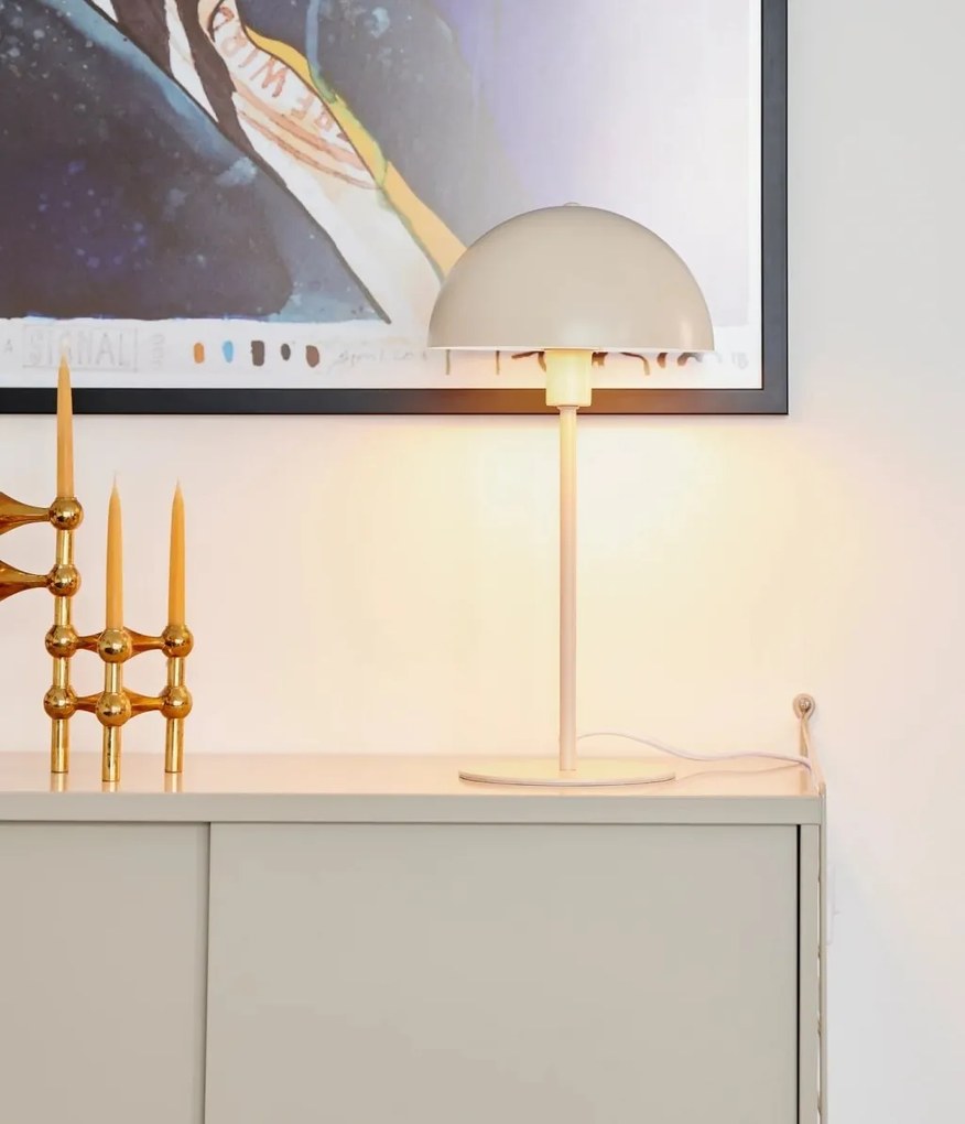 Veioza, lampa de masa design minimalist scandinav Ellen 20 bej