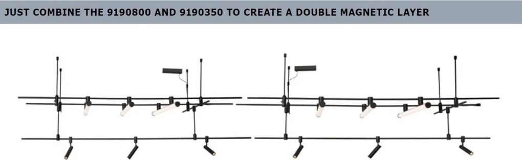 Accesoriu, Corp de iluminat pentru sistemul magnetic CRIMSON, Zeon 20W L-75cm NVL-9190619