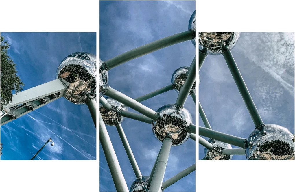 Tablou- atomium la Bruxelles (90x60 cm)