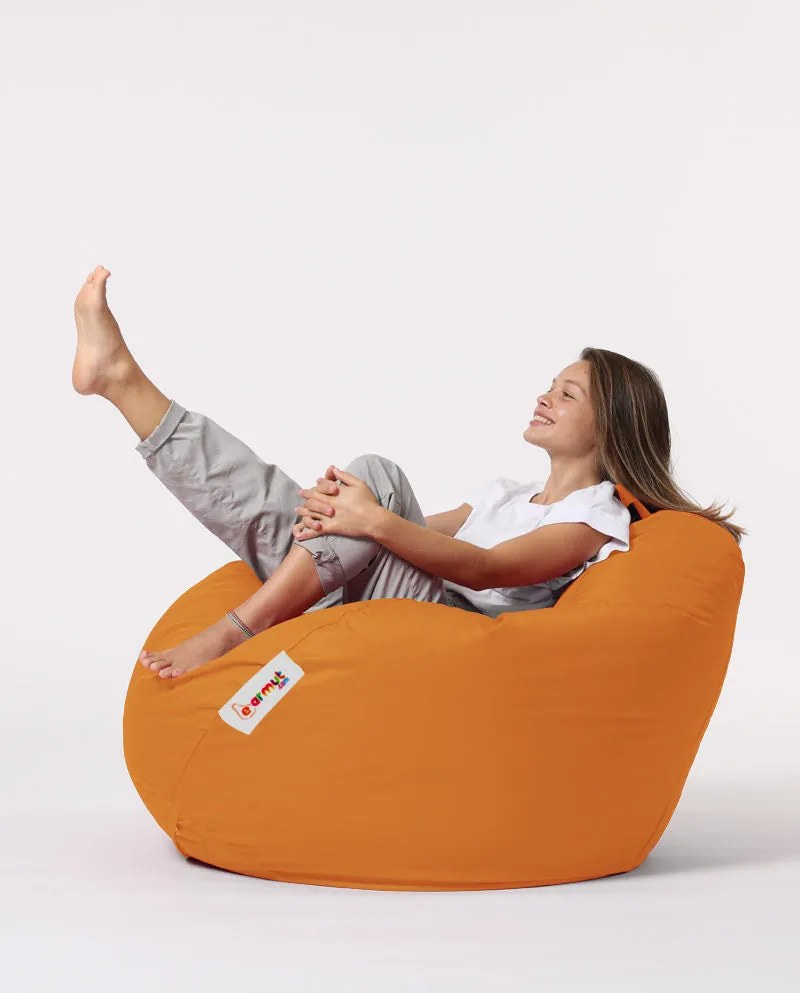 Fotoliu puf pentru grădină Premium XXL - Orange