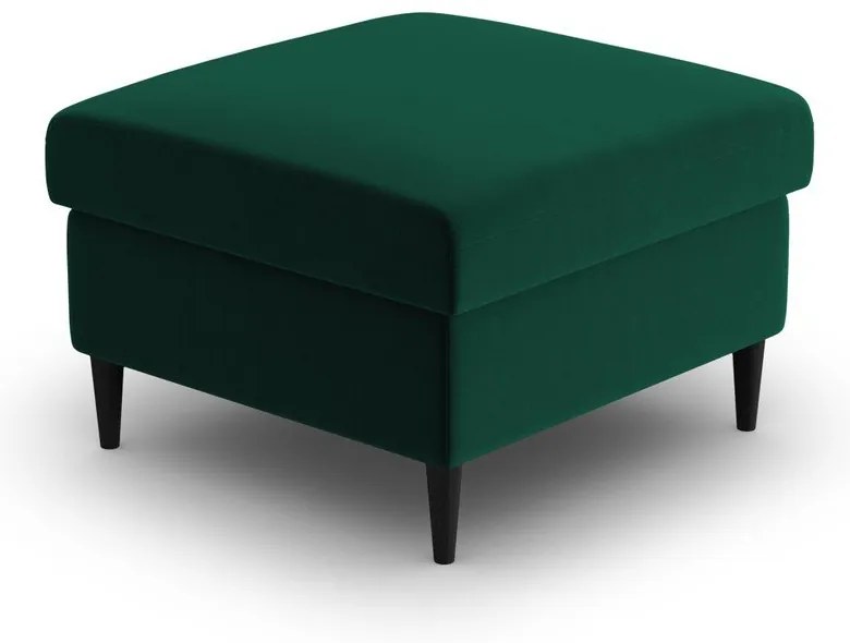 Taburet verde cu tapițerie din catifea Kyoto – Cosmopolitan Design