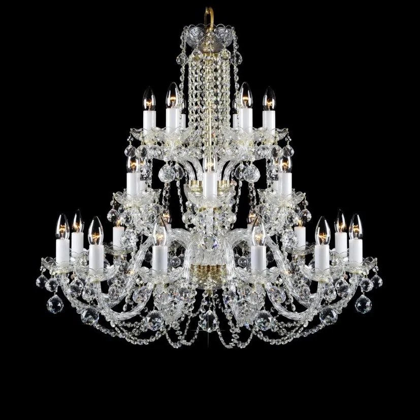 Lustra 24 brate cristal Bohemia L11 007/24/4