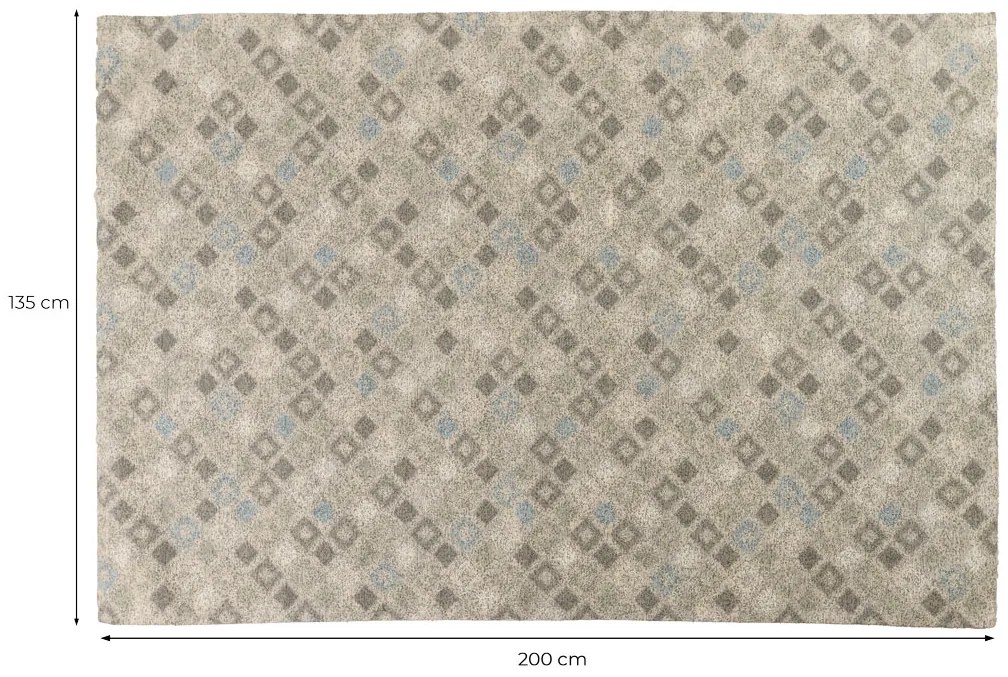 Covor de exterior CARPIA 135x200 cm - mai multe variante Culoare: Zelenohnědá