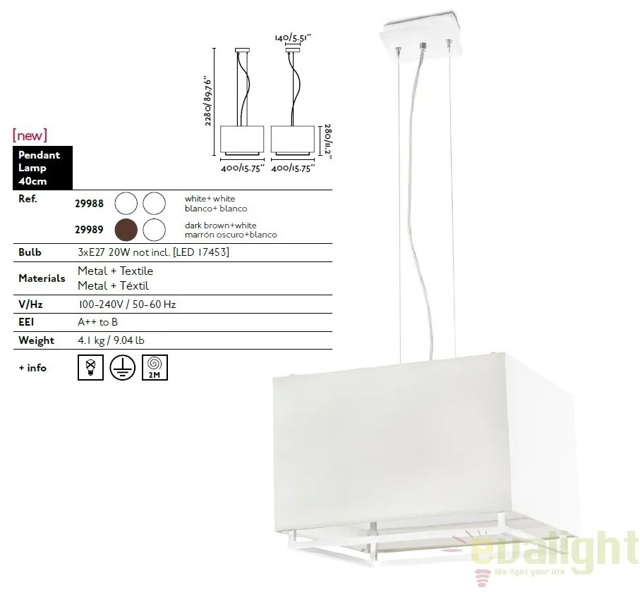 Lustra / Pendul design modern VESPER-2 29988