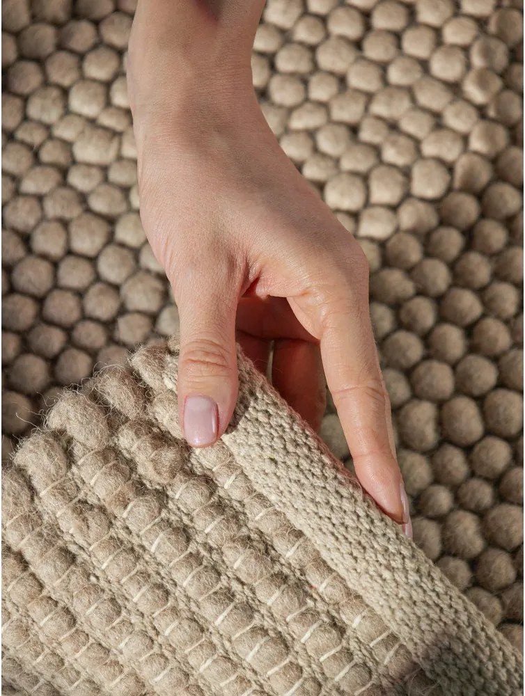 Covor în culoare naturală țesut manual din lână 120x170 cm Richmond Diana – Ted Baker