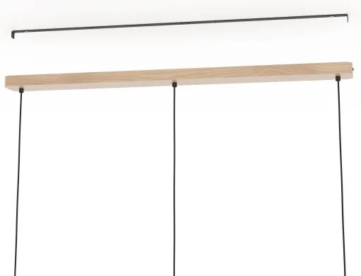 Lustră pe cablu Eglo 390324 HONTONGAS 3xE27/25W/230V bej