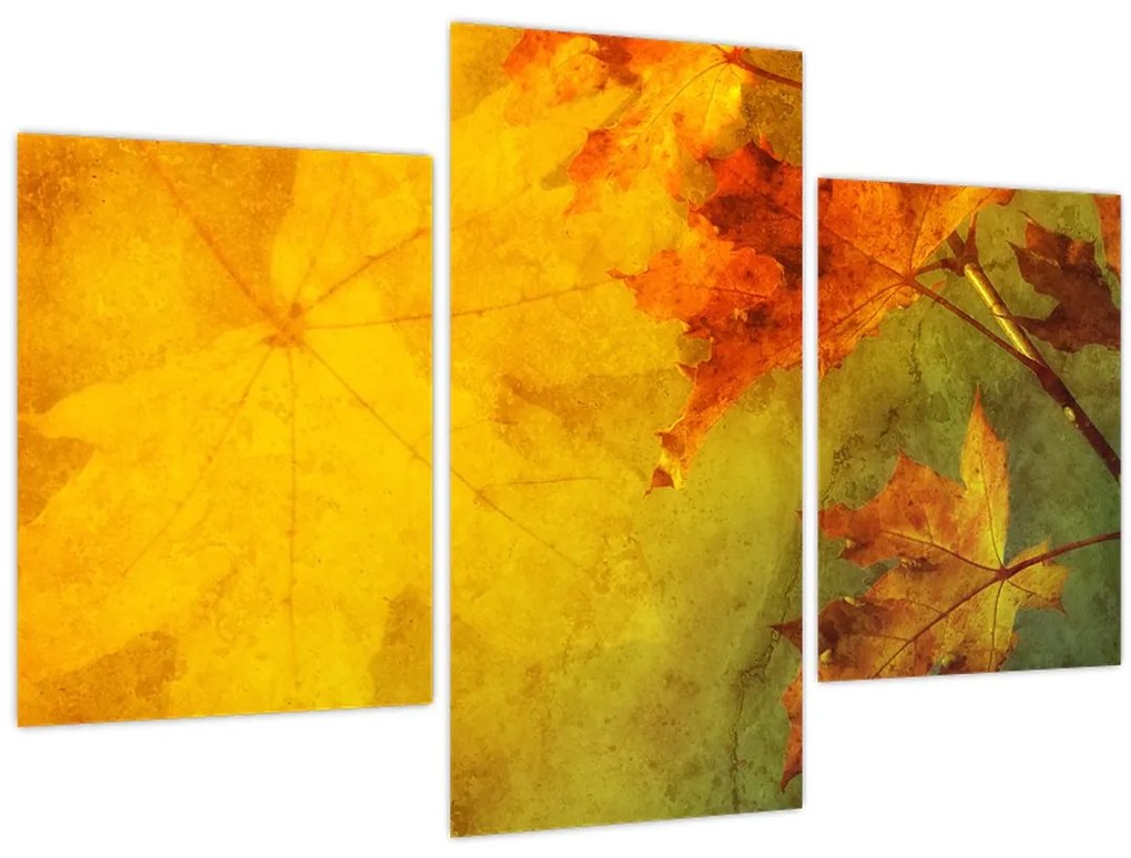 Tablou - Frunze de toamnă (90x60 cm)