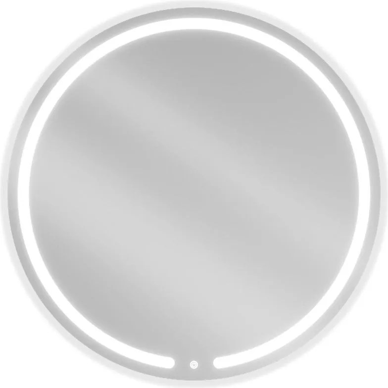 Mexen Rose oglindă de baie iluminată, rotundă 90 cm, LED 6000K, anti-aburire - 9810-090-090-611-00