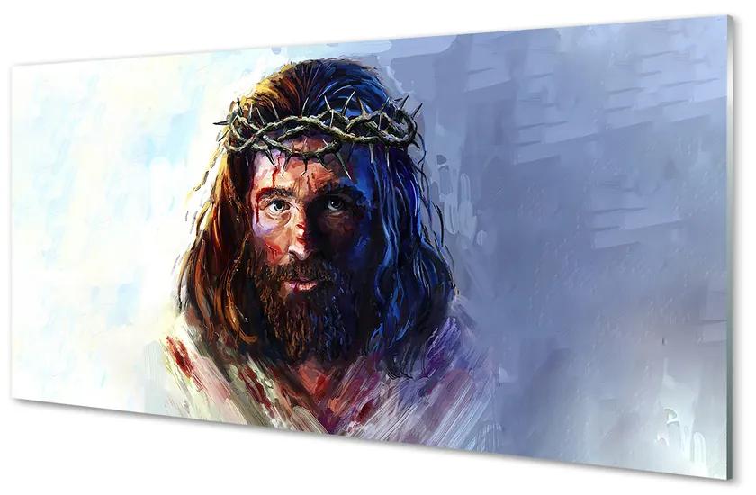 Tablouri pe sticlă Imaginea lui Isus
