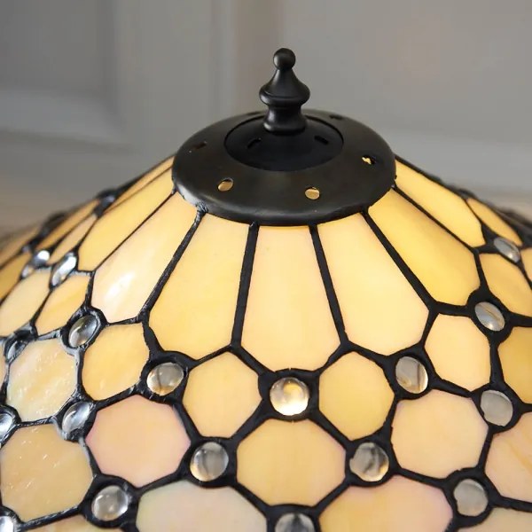 Endon 64301 - Lampă de masă Tiffany PEARL 1xE27/60W/230V, diam. 37 cm