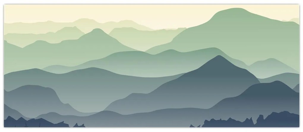 Tablou - Muntele Pădure (120x50 cm)