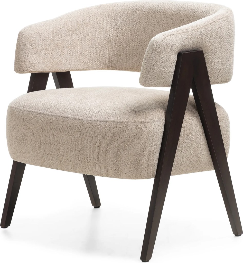 OFERTA Fotoliu design bej MIZU II. calitate