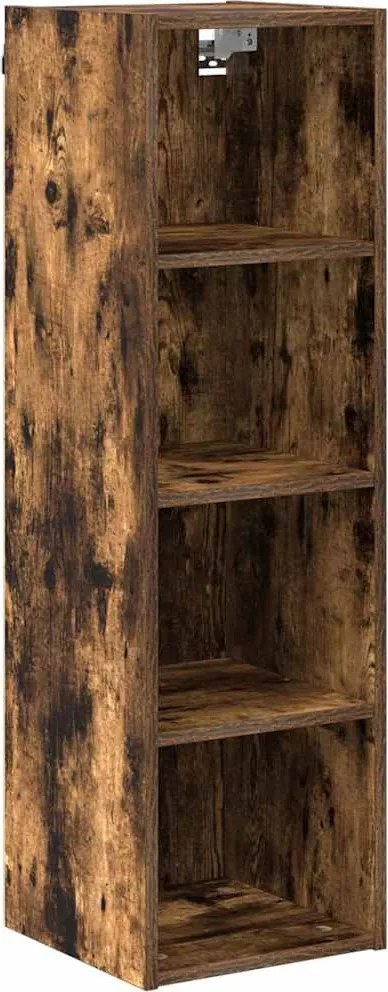 vidaXL Dulap suspendat Stejar fumuriu 30 x 29,5 x 100 cm Lemn compozit