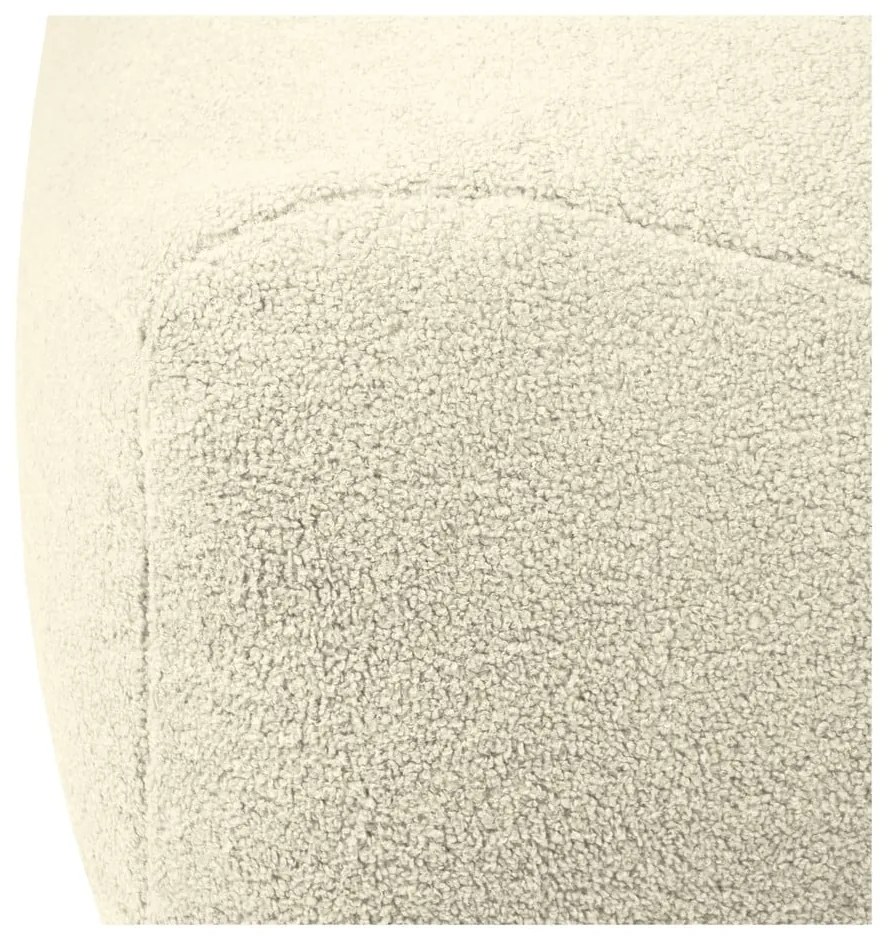 Fotoliu bean bag gri deschis cu tapițerie din țesătură bouclé Lounge 100 – SLOWDOWN