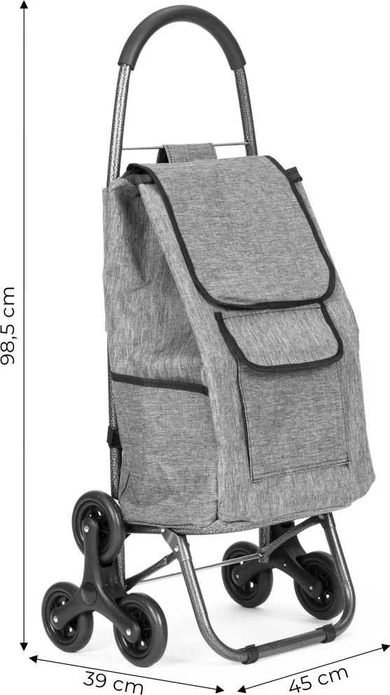 Geantă de cumpărături cu roți 33 litri, triciclu