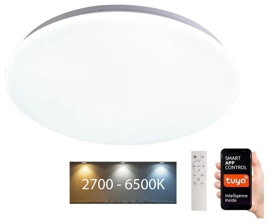 Plafonieră LED dimabilă Immax NEO 07156-38 ANCORA LED/24W/230V Wi-Fi Tuya + telecomandă