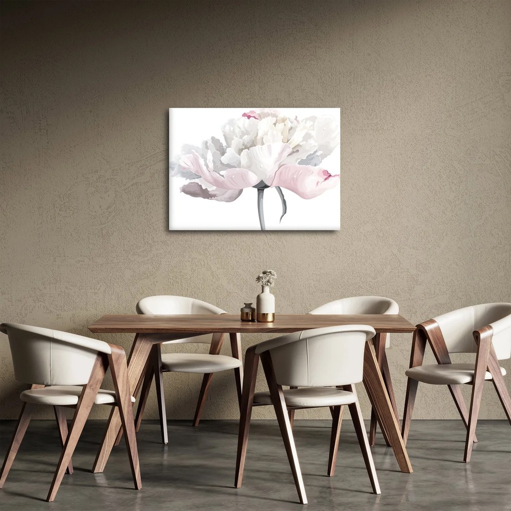 Tablou - Floare de trandafir (70x50 cm)