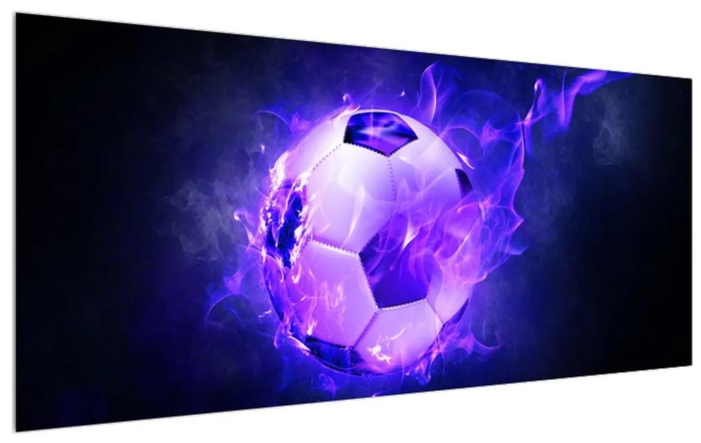 Tablou cu mingea de footbal în plasă (120x50 cm), în 40 de alte dimensiuni noi
