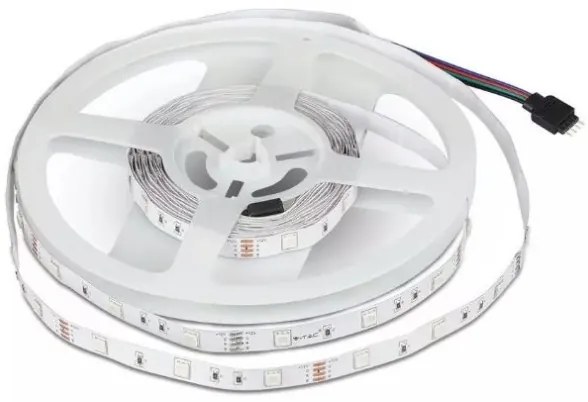 Bandă LED RGB 2x5m LED/4,8W/230V + telecomandă