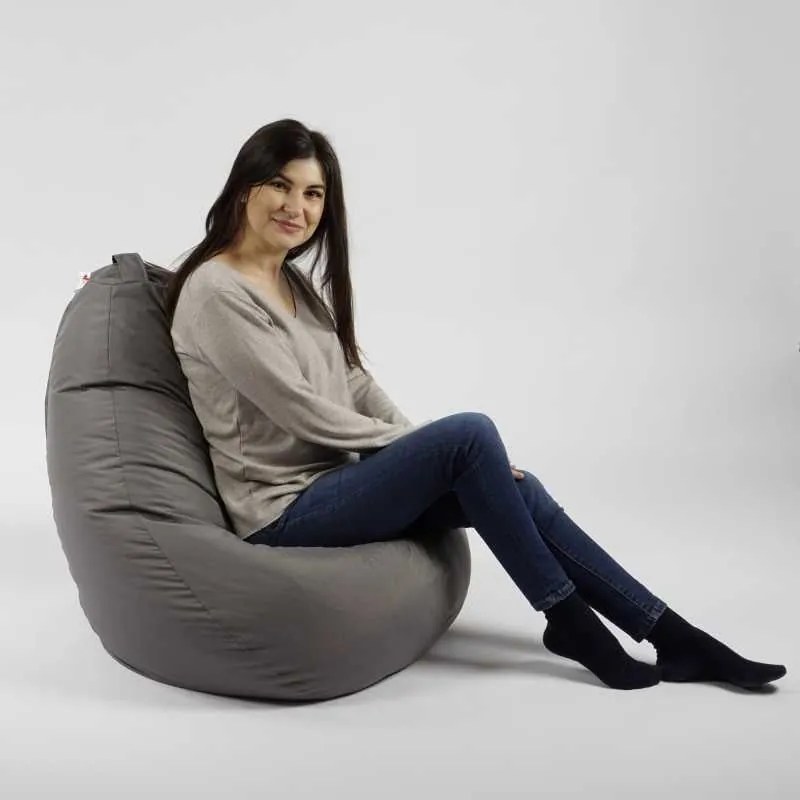 Fotoliu Nirvana Hobbit Pufrelax, Material Impermeabil - Grey