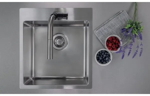 Chiuvetă de bucătărie Deante ZPO_010A OLFATO 50,5x45 cm oțel periat
