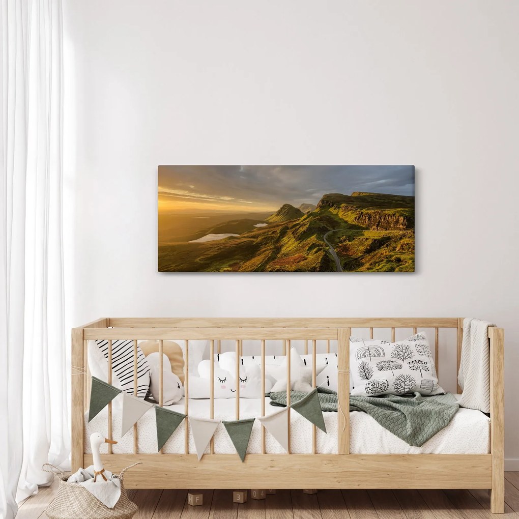 Tablou cu munți (120x50 cm)