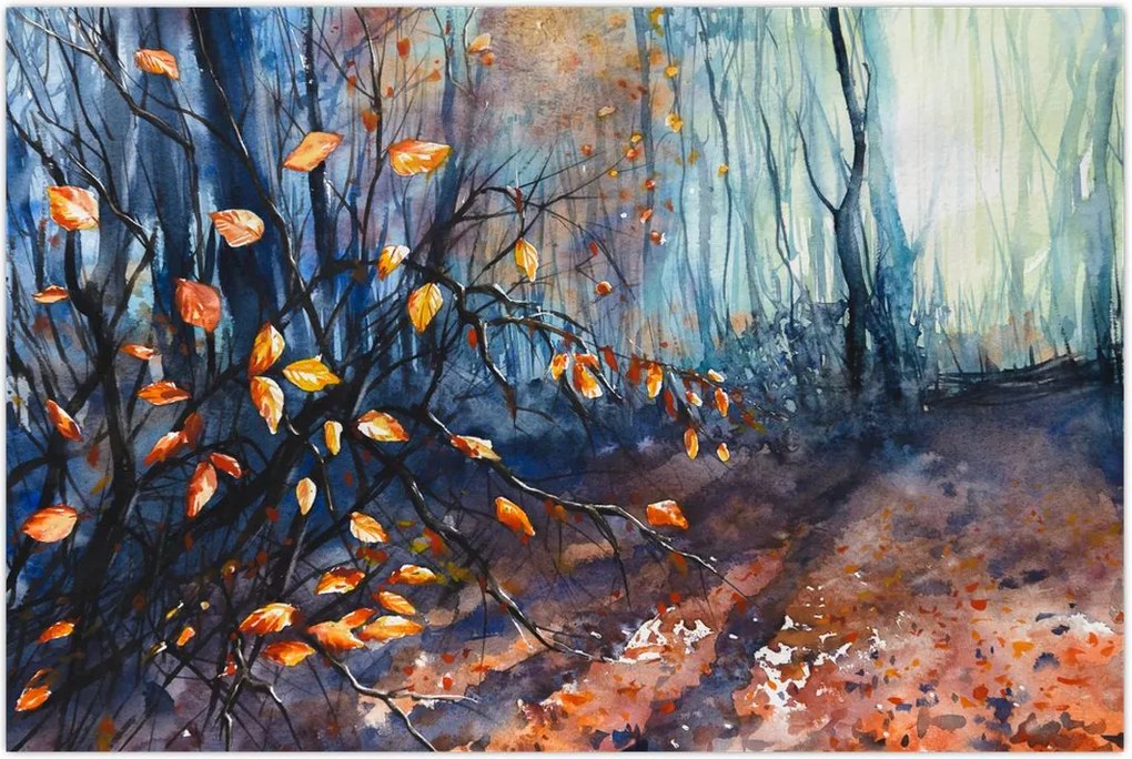 Tablou - Razele solare de toamnă (90x60 cm)