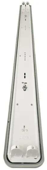 Corp de iluminat fluorescent industrial 2xG13/18W/230V IP65 126 cm