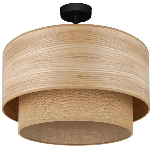 Brilagi - Lustr MONTANA BOHO 1xE27/15W/230V pr. 45 cm maro, montaj plafon