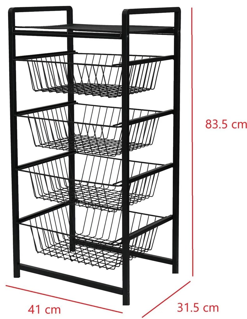 Măsuță servire Tosina 1 (Negru). 1094525