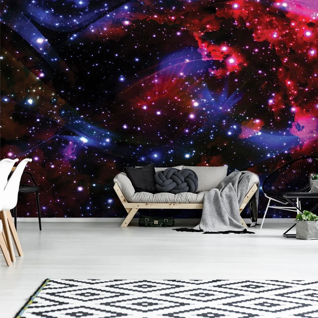 Fototapet - Cosmos colorat (254x184 cm)